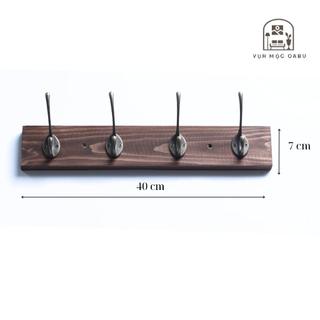 Móc treo gỗ kim loại gắn tường Oabu phong cách decor vintage cổ điển MG01