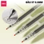 Bút Gel Bấm Ngòi ST 0.5mm Deli EG08S Nhanh Khô Mực Xanh / Đen Thiết Kế Đệm Tay Êm