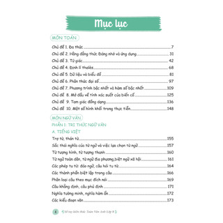 Sách - Sổ tay kiến thức Toán - Văn  - Anh lớp 8 (Dành cho cả 3 bộ sách: Kết nối, tri thức và cánh diều)