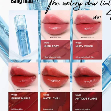NEW][DEW4 - XANH DƯƠNG] Son Tint Bóng Merzy The Watery Dew Tint 4g