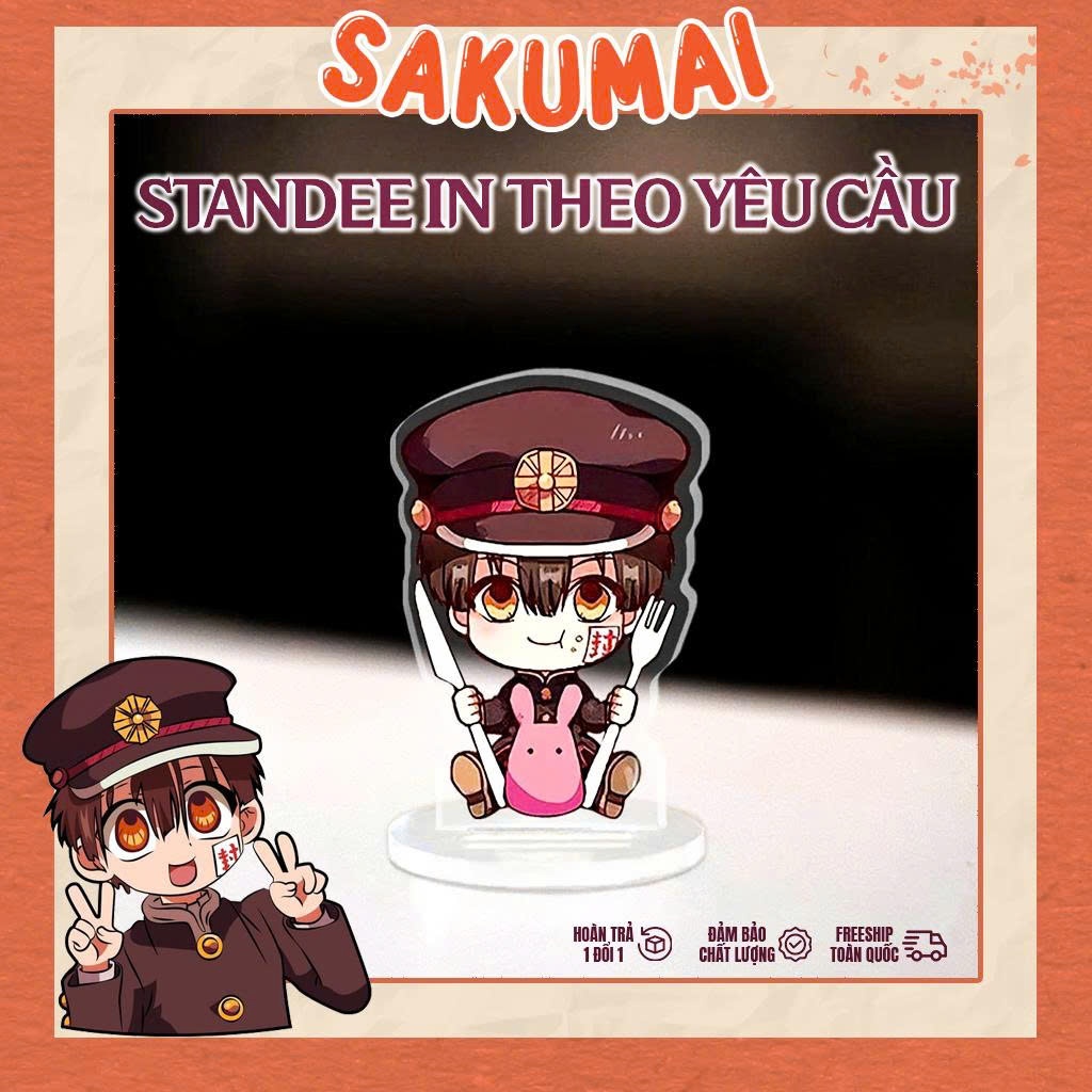 Standee, Mô Hình Mini Hanako Kun Cao 5cm Standee Chibi Anime Manga Nhân Vật Nene Kou Hanako Tsukasa Mitsuba - SakuMai