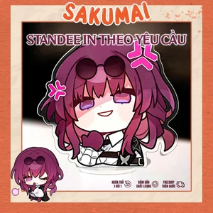 Standee, Mô Hình Đứng Cao 5cm Standee Bằng Arcrylic Honkai Star Himeko Welt Chibi Game Anime Trang Trí Bàn Học - SakuMai