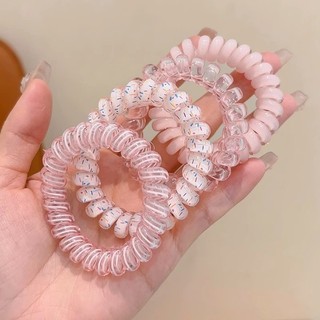 Set 6 Dây Cột Tóc Lò Xo Nhựa Màu Ngẫu Nhiên