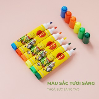 Set 16 nhãn vở, Quà Tặng Ngẫu Nhiên, Bút Marker, Bút Trang Trí Tiêu Đề, Bút Lông Màu, Màu Nước, Bút Gel Xanh