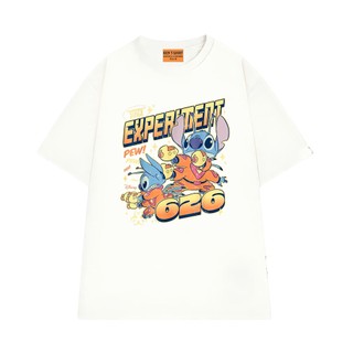 Áo Thun NGỐ TEE Hoạt Hình Lilo & Stitch Stitch Experiment 626 Plasma Blaster Vải Cotton 75 Mềm Mịn