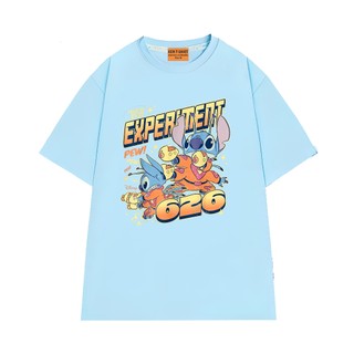 Áo Thun NGỐ TEE Hoạt Hình Lilo & Stitch Stitch Experiment 626 Plasma Blaster Vải Cotton 75 Mềm Mịn