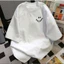Áo Phông Form rộng tay lỡ chất cotton su cổ tròn - mặt cười in ngực-THUBIO98