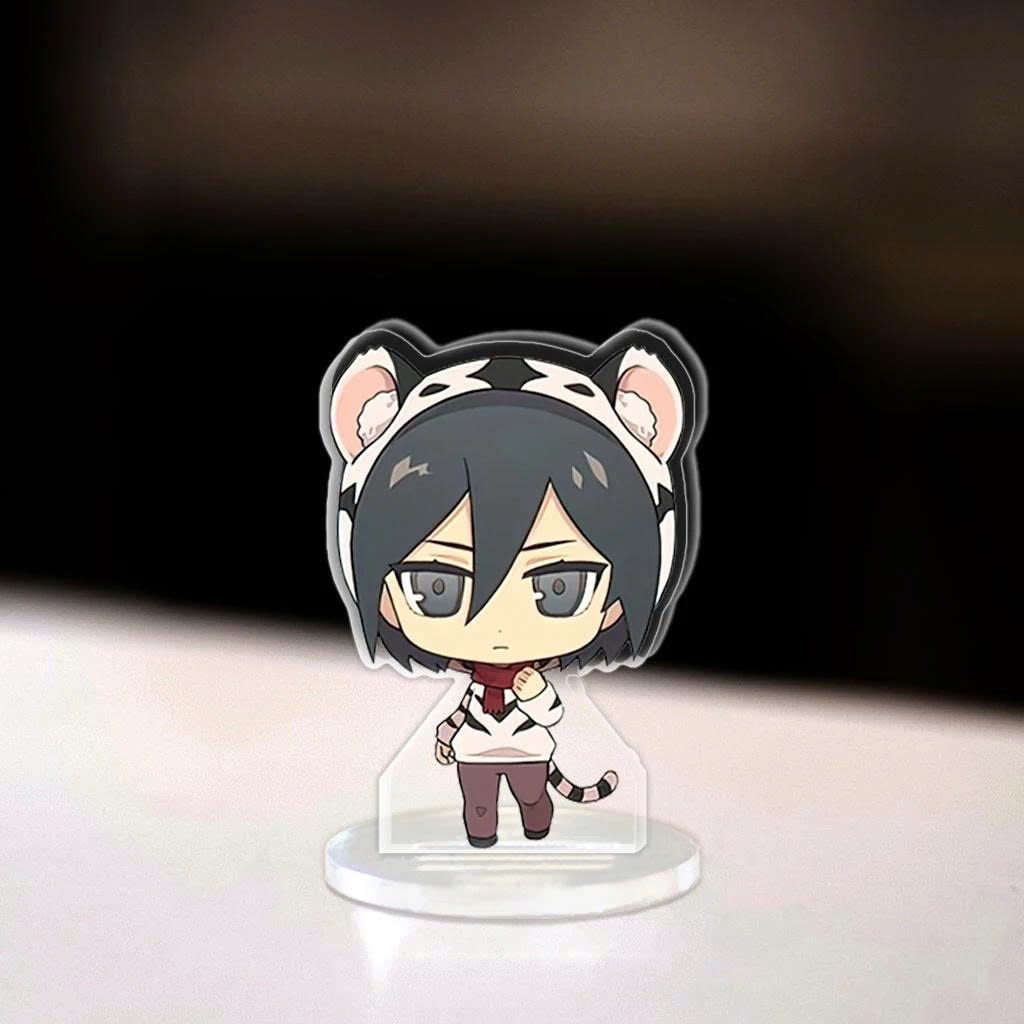 Standee Anime, Mô Hình Levi Cao 5cm In UV Cắt Viền Levi Mikasa Eren Reiner Dễ Thương Ngầu Trang Trí Bàn Học - SakuMai