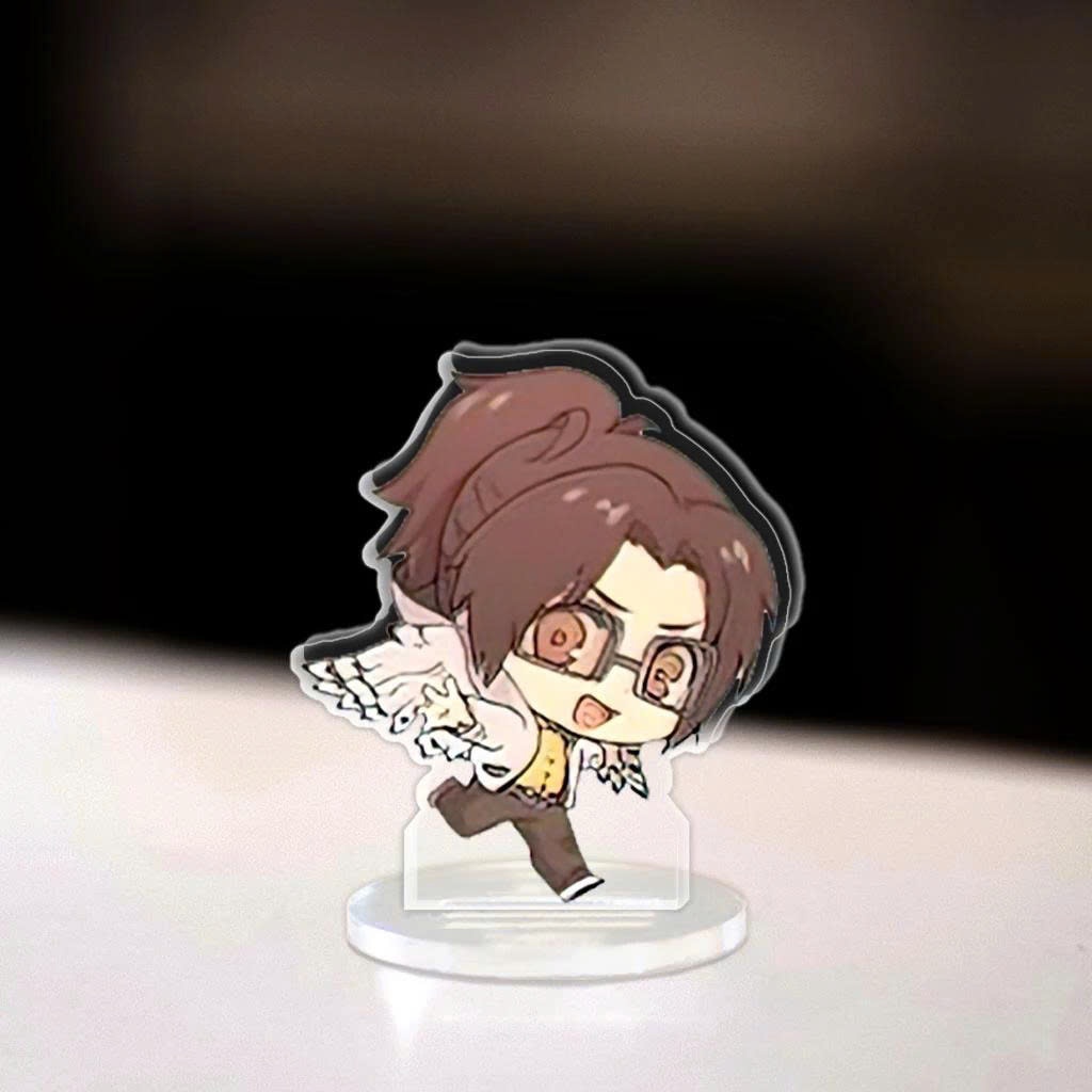 Standee Anime, Mô Hình Levi Cao 5cm In UV Cắt Viền Levi Mikasa Eren Reiner Dễ Thương Ngầu Trang Trí Bàn Học - SakuMai