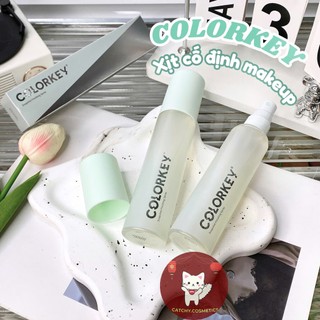 [COLORKEY] Xịt Cố Định Nền Makeup Colorkey Vỏ Xanh Finish Bóng Mượt, Snapshot Finishing Spray, 100ml