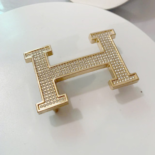 Mặt khoá thắt lưng nam không kèm dây kiểu bấm lỗ bản to dùng cho dây 3,8cm trở xuống
