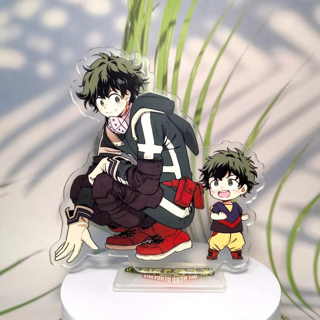 Standee, My Hero Academia Cao 5cm In UV Cắt Viền Todoroki Shoto Midoriya Bakugo Dễ Thương Trang Trí Bàn Học - SakuMai