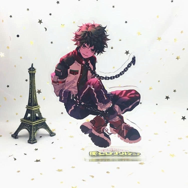 Standee, My Hero Academia Cao 5cm In UV Cắt Viền Todoroki Shoto Midoriya Bakugo Dễ Thương Trang Trí Bàn Học - SakuMai