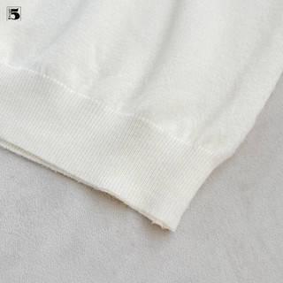 Áo len mỏng mùa hè cho nữ với kiểu dáng cổ polo dáng lửng thêu ngực Twenty.5- 6731