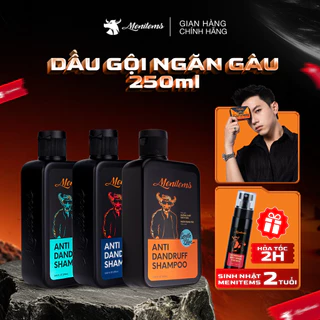 Dầu gội nam hỗ trợ ngăn gàu Menitems giúp giảm ngứa, hết nhờn, kích thích mọc tóc lưu hương nước hoa