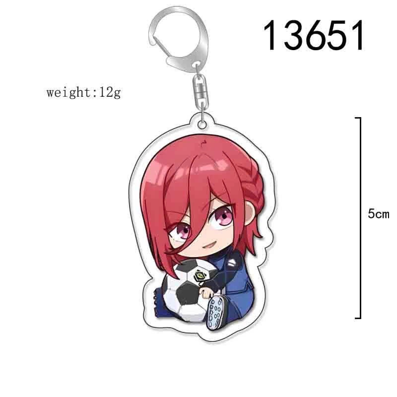 Móc Khoá Chibi, Móc Khoá Blue Block Cute In Acrylic 2 Mặt Cắt Viền In Hình Các Nhân Vật Dễ Thương Treo Balo - SakuMai