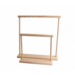 Giá Đỡ Trưng Bày Trang Sức dây chuyền 12 Móc Bằng Gỗ Trơn Tháo Rời Được