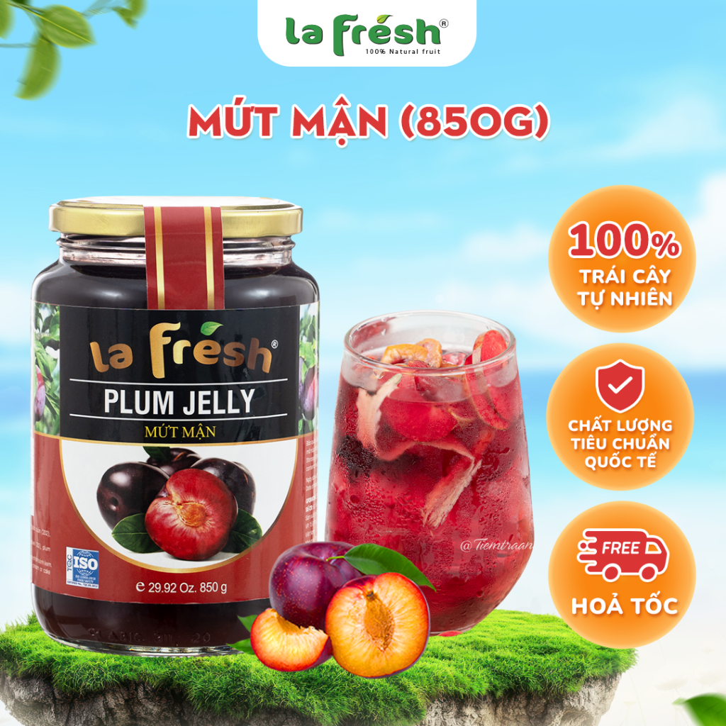 Mứt Trái Cây LaFresh Đà Lạt Hủ 850g – 90% Trái Cây Tự Nhiên, Ăn Kèm ...