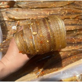 Khô cá hố tẩm vị 500gr, khô cá thịt dai, ngom, dùng cùng mắm me