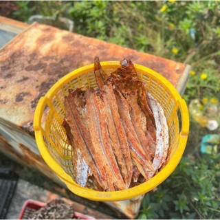Khô cá hố tẩm vị 500gr, khô cá thịt dai, ngom, dùng cùng mắm me