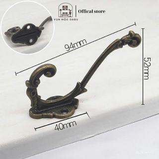 Móc treo kim loại gắn tường Oabu phong cách cổ điển vintage 05a
