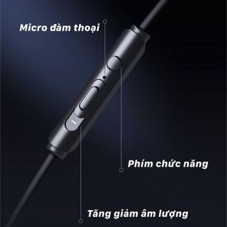 Tai nghe dây 3.5mm hãng Drraap.pow M20 - có phím chỉnh volume - bao bì túi - hàng mới 99%