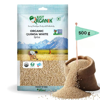 Hạt Quinoa / Diêm Mạch Hữu Cơ Just Organik - nhập Ấn Độ