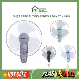 {HỎA TỐC } Quạt Treo Tường 2 Dây Senko TC1626 - Chính Hãng Bảo Hành 12 Tháng