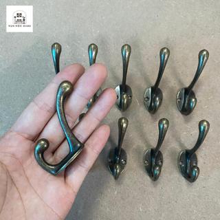 Combo 5-10 móc treo kim loại gắn tường Oabu phong cách cổ điển vintage 03B