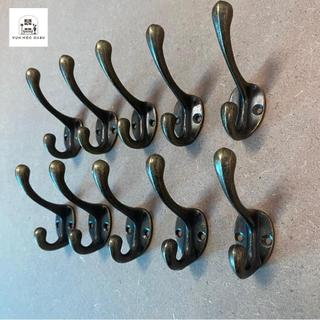 Combo 5-10 móc treo kim loại gắn tường Oabu phong cách cổ điển vintage 03B