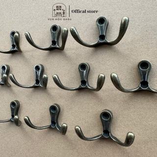 Combo 5-10 móc treo kim loại gắn tường Oabu phong cách cổ điển vintage 10a
