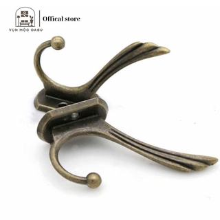 Móc treo kim loại gắn tường Oabu 9.7cm phong cách cổ điển vintage 12a
