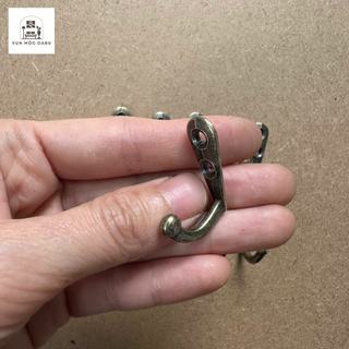 Combo 5-10 móc treo kim loại gắn tường Oabu 2.7cm phong cách cổ điển vintage 17a
