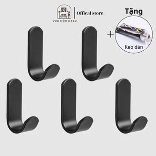 Combo 5-10 móc dán tường (kèm keo) kim loại siêu chắc chắn Oabu phong cách hiện đại