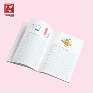 Sách - Bộ 3 cuốn Tập Tô số và tô chữ - Dành cho Bé từ 4-6 tuổi - NXB Hà Nội