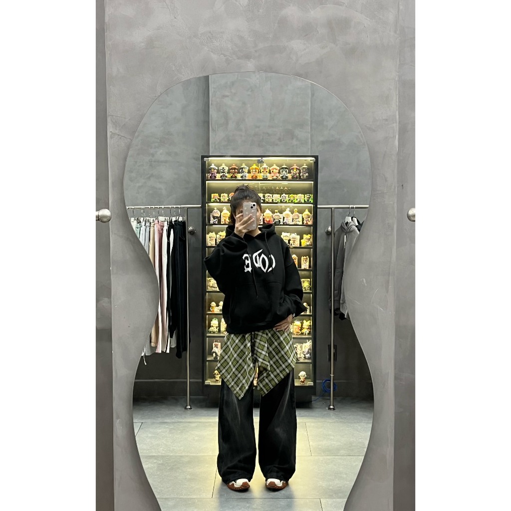 PLAID SKIRT họa tiết caro phụ kiện thời trang hot trend hiphop phong cách cá tính _Top unisexPLAID SKIRT họa tiết caro