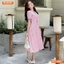 Đầm thiết kế BEMINE cổ tim có cavat may liền dáng chữ A phù hợp đi chơi-MT10605