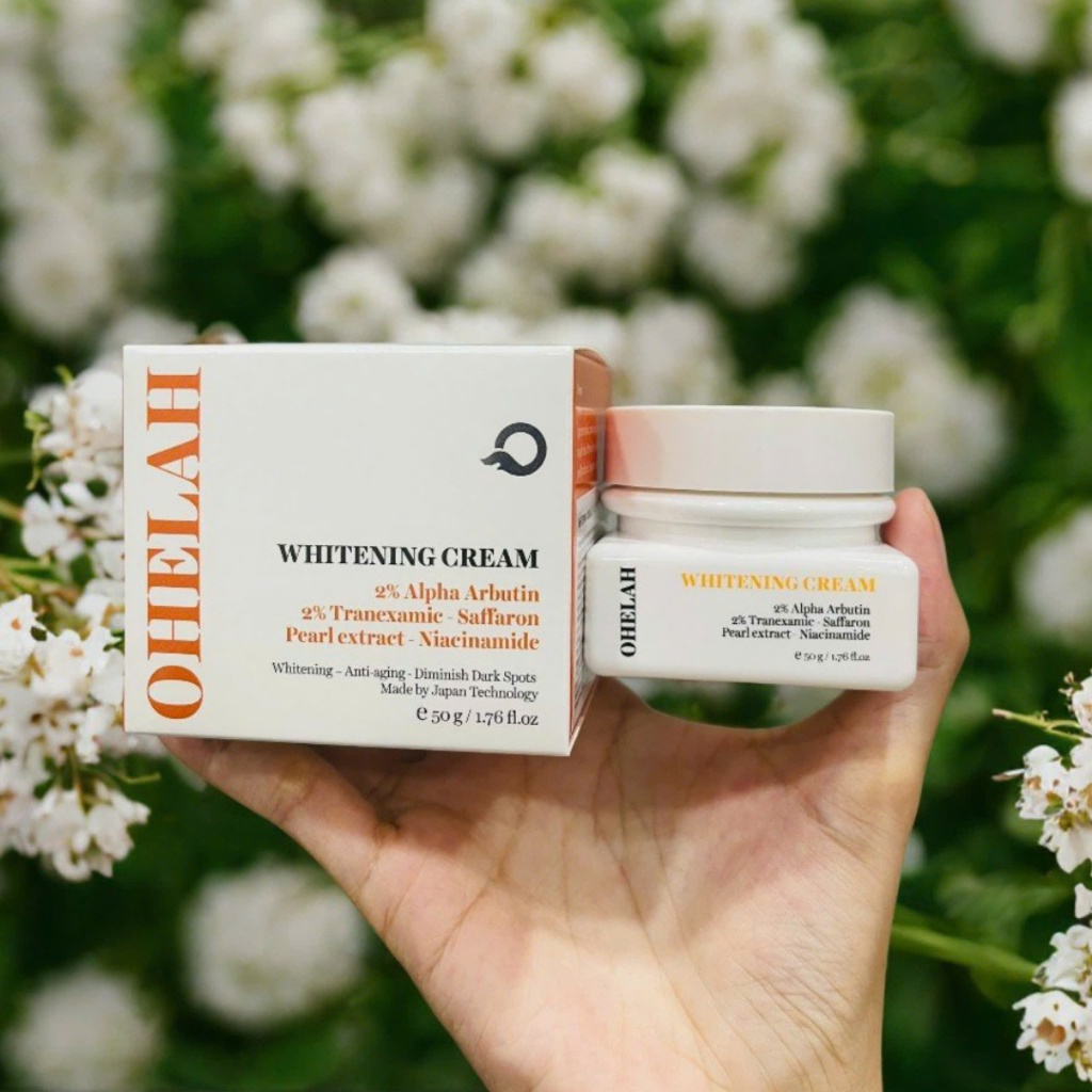 [CHÍNH HÃNG] Kem Trắng Da + Kem Nám Ohelah – Bộ đôi trắng sáng & đều màu da