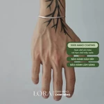 [BH Trọn Đời] Lắc Tay Nam Bạc S925 May Mắn Tránh Vía Dữ LORA Dạng Trơn Gia Công Đeo Vừa Tay Quà Tặng Ý Nghĩa — ảnh 1