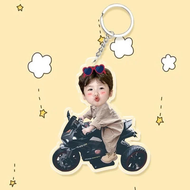 Móc Khoá Đôi, Móc Khoá In Hình Theo Yêu Cầu In 2 Mặt Acrylic Dễ Thương Dùng Làm Quà Tặng Bạn Bè Người Thân - SakuMai