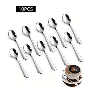 THÌA INOX NHỎ CÀ PHÊ ĂN KEM SỮA CHUA Múc Gia Vị Inox DÀY DẶN BỀN ĐẸP DỄ DÙNG