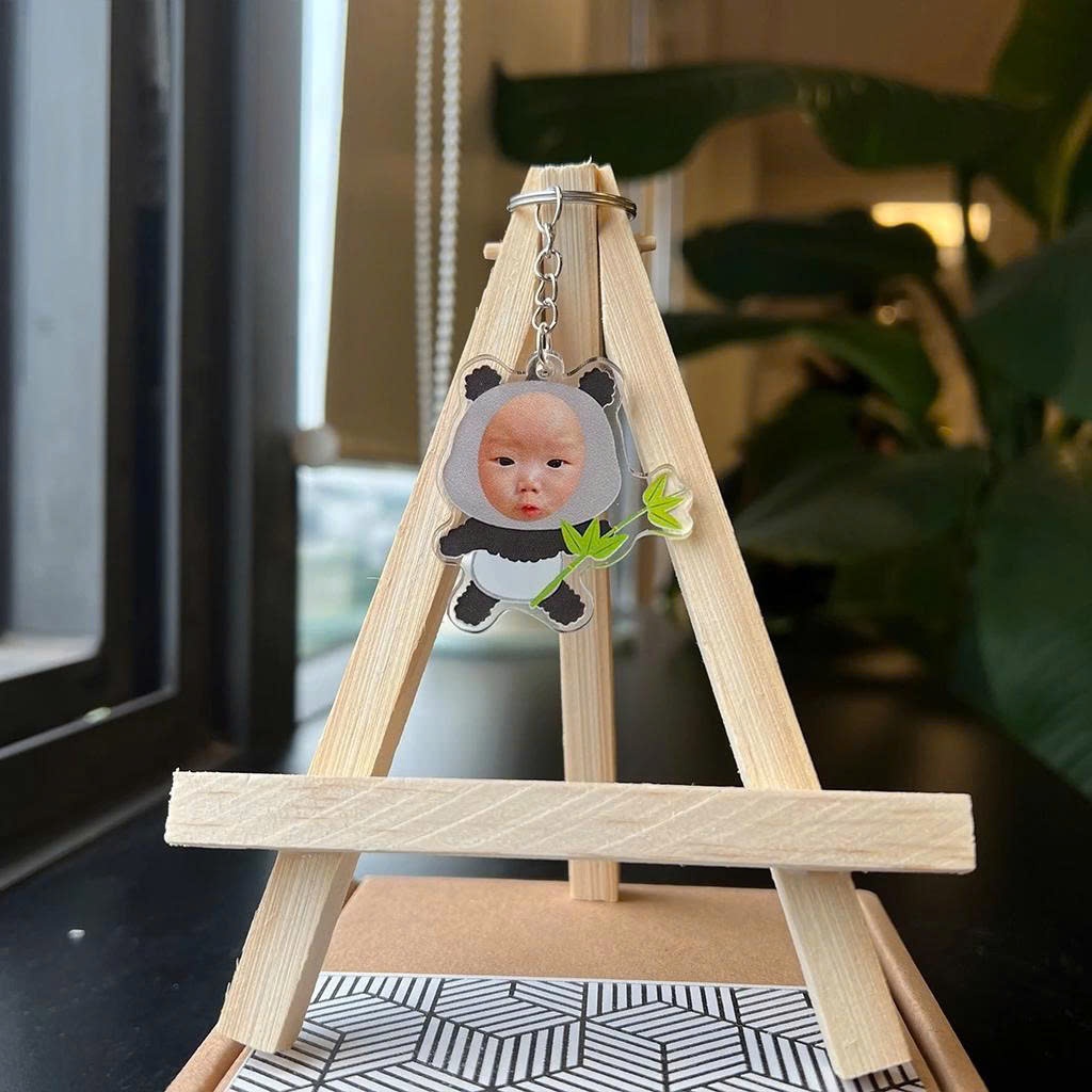 Móc Khoá Chibi, Móc Khoá In Hình Theo Yêu Cầu Phong Cách Dễ Thương In 2 Mặt Acrylic Dùng Làm Quà Tặng Bạn Bè - SakuMai