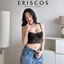 Áo croptop ren 2 xương quây cup ngang có gọng có mút lắp rời gợi cảm mặc cùng áo vest áo blazer sang chảnh Eriscos