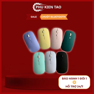 Chuột máy tính laptop không dây, bluetooth M108 (sạc pin)
