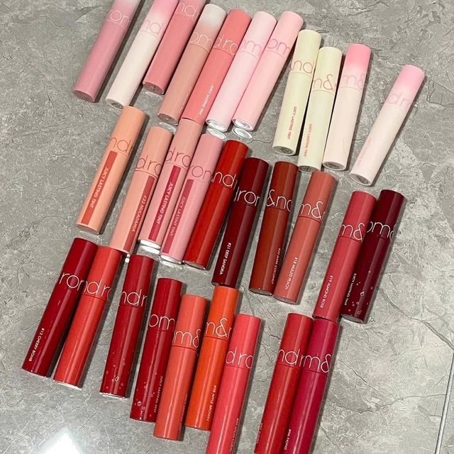 Son tint Romand Juicy Lasting Tint màu 25 Bare Grape (Cool Nude) màu Hồng baby nude