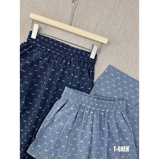 Quần bom quần baggy ống rộng cạp chun co giãn thoải mái chất  mềm mịn chuẩn form in hoan tiết nơ nhí