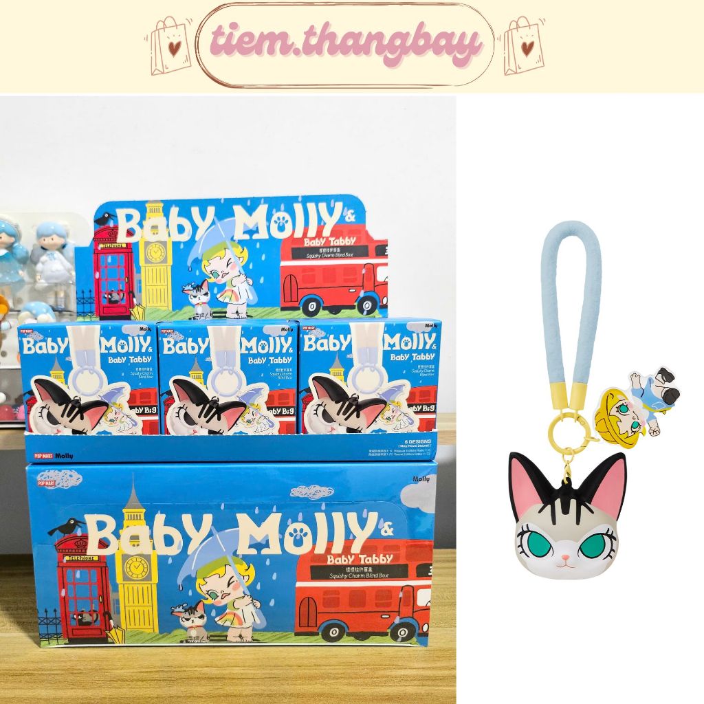 (Đọc kĩ mô tả) (CÓ SẴN) HỘP MÙ - BLIND BOX MÓC KHÓA + SQUISHY P.M BABY ...