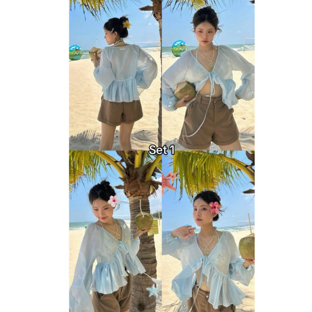 Soft Long-sleeve Jacket AH13 Mermaid Cardigan – 3