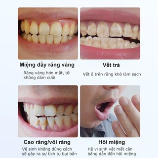 Bột đánh răng probiotics Nhật Bản 50g Loại bỏ cao răng và mảng bám Làm trắng răng Hơi thở thơm mát