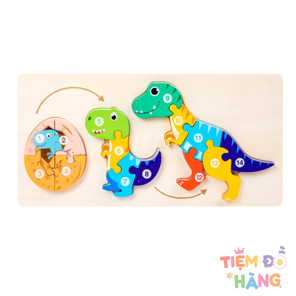 Bộ Ghép 3D Sự Trưởng Thành Của Động Vật, Đồ Chơi Trí Tuệ Cho Bé